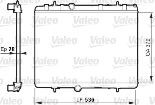 Peugeot 307 407 Citroen C4 C5 Berlingo Partner Radyatör VALEO