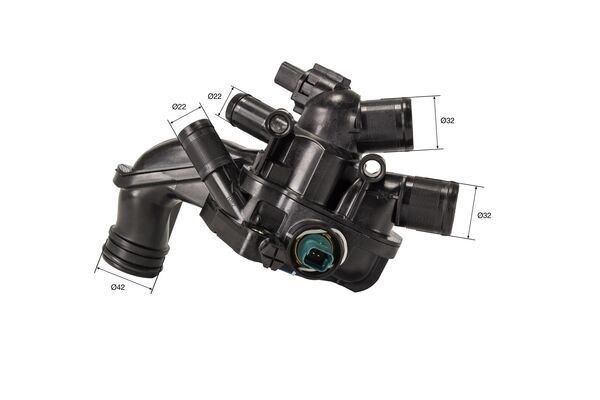 Termostat 107C Komple MAHLE