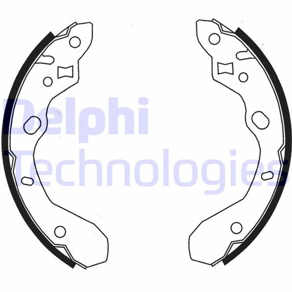 Mazda 323 Arka Fren Pabucu DELPHI