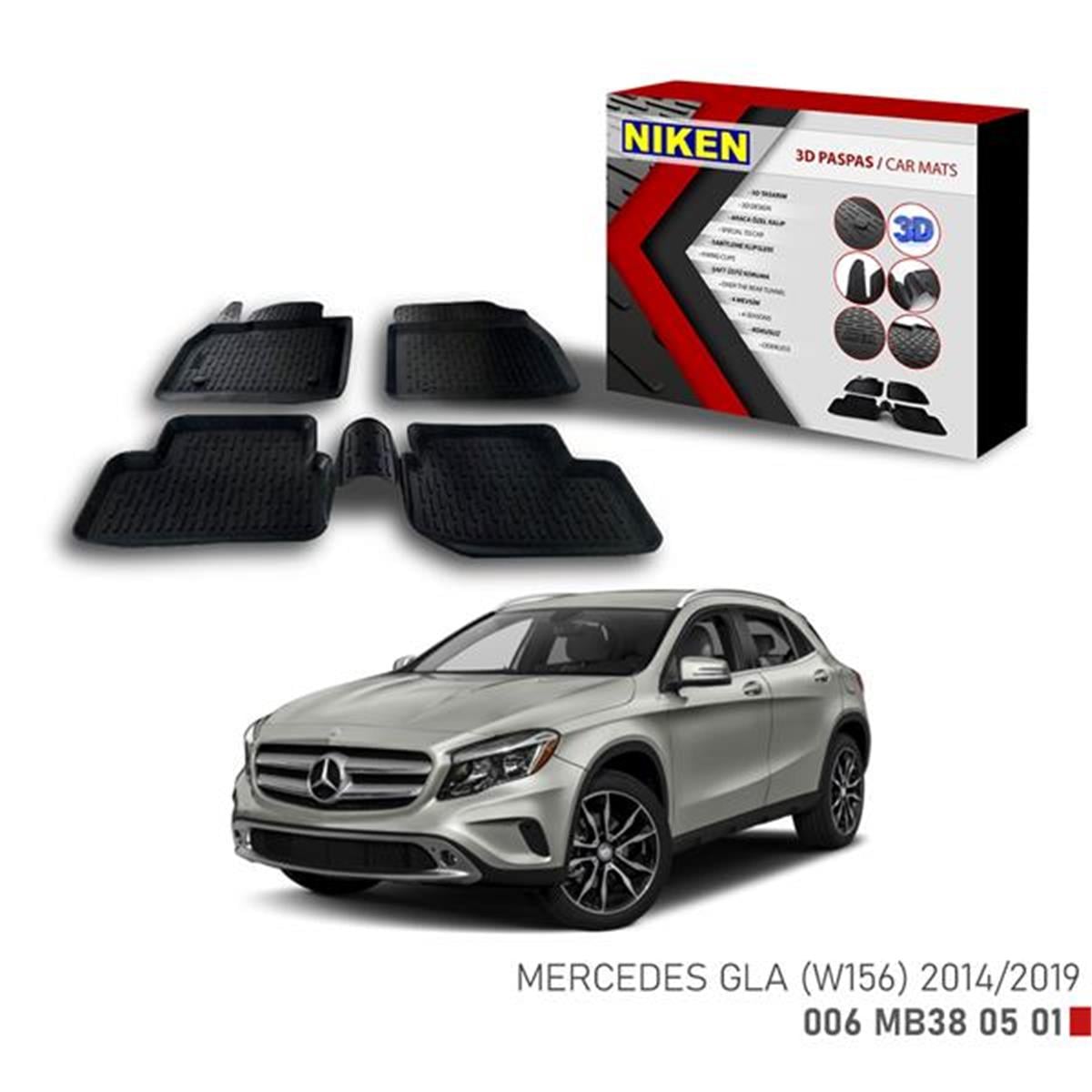 3D Paspas Mercedes W 156 Gla 2014-2019
