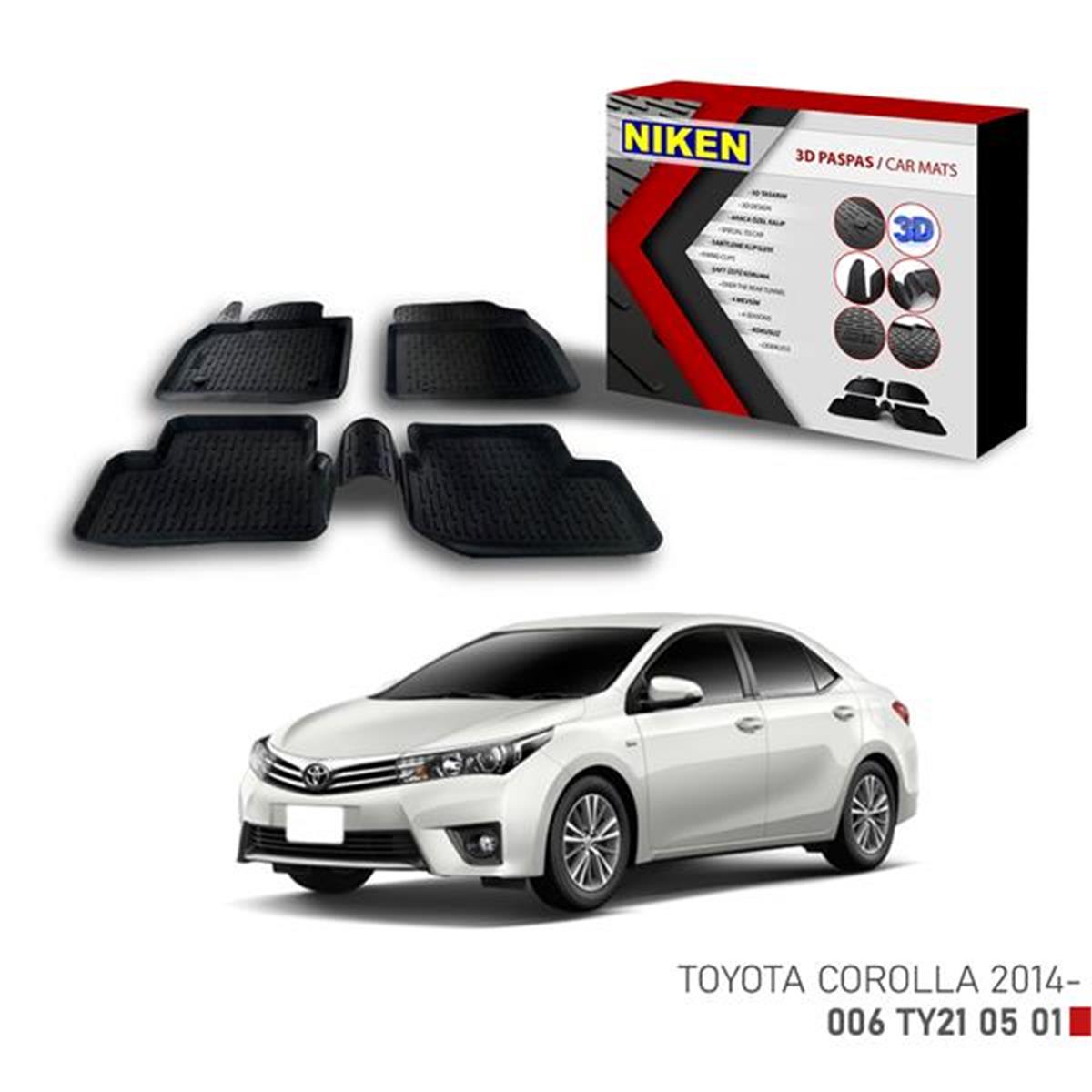 3D Paspas Toyota Corolla 2014-