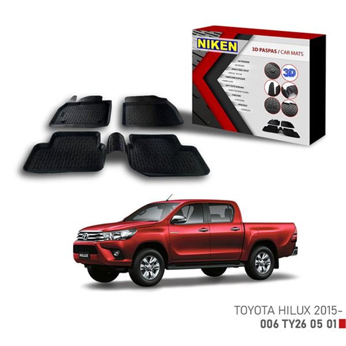 3D Paspas Toyota Hılux 2015-