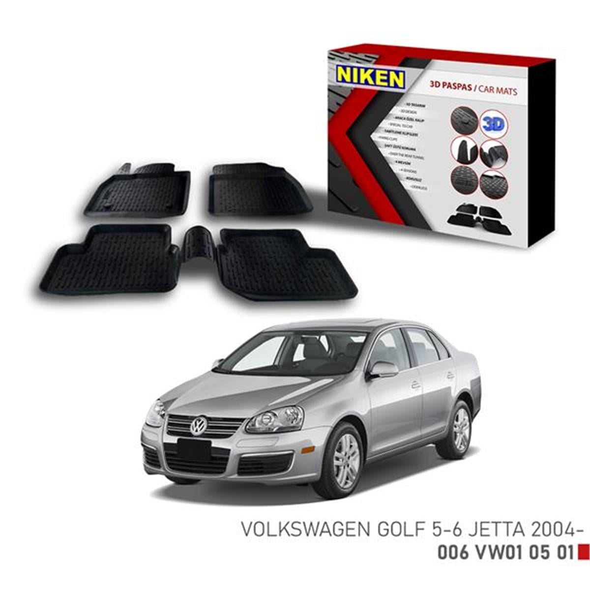 3D Paspas Vw Golf 5- Golf 6 - Jetta 2004-