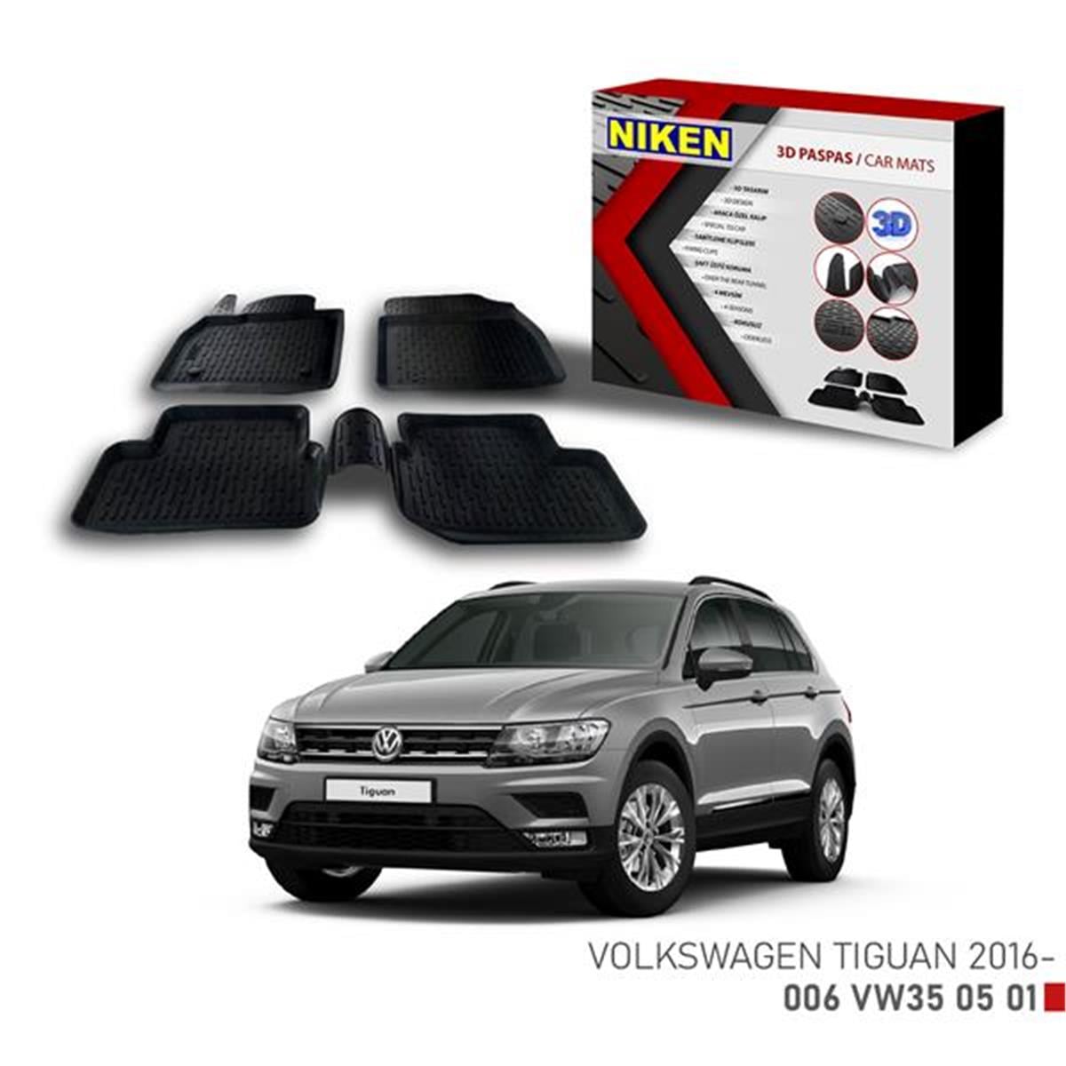 3D Paspas Vw Tıguan 2016-