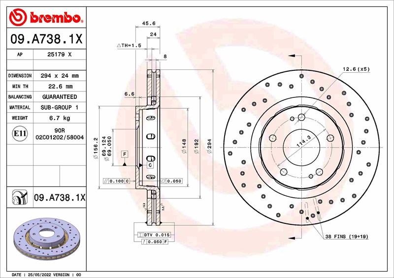 Peugeot 4007 Ön Fren Aynası Havalı BREMBO