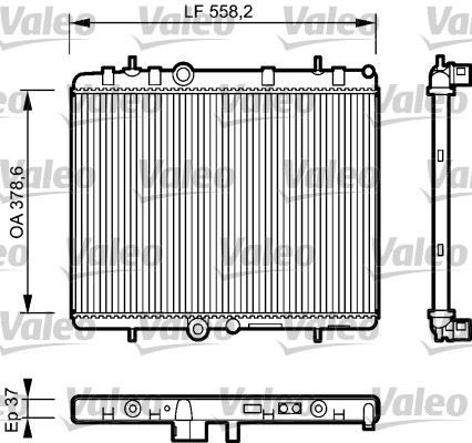 Peugeot 407 Citroen C5 Xsara Radyatör 2.0 16V-2.0Hdı Otomatik Klimalı