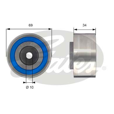 Peugeot 407 607 Citroen C6 C5 Triger Avara Gergi Rulmanı 2.7 3.0 HDI GATES
