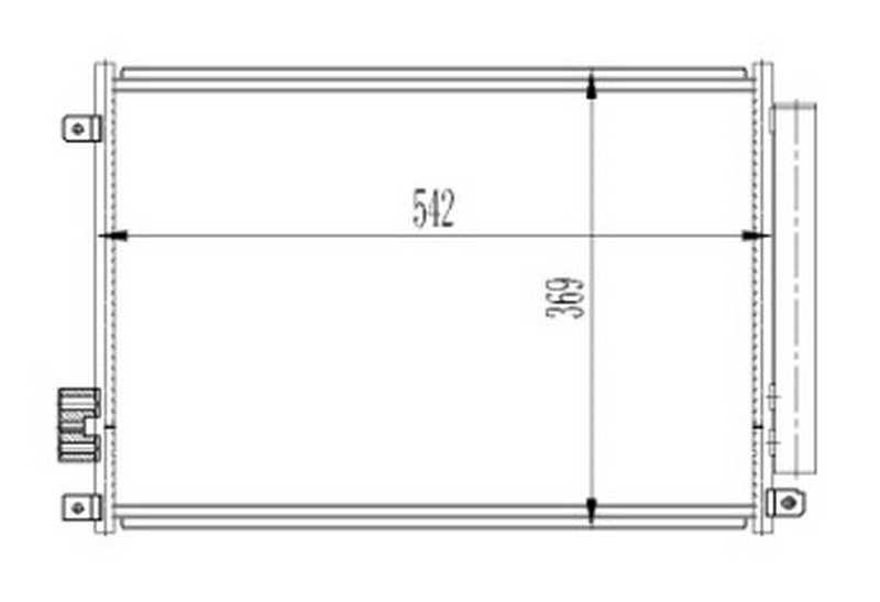 Fiat 500 Klima Kondenseri ORIS
