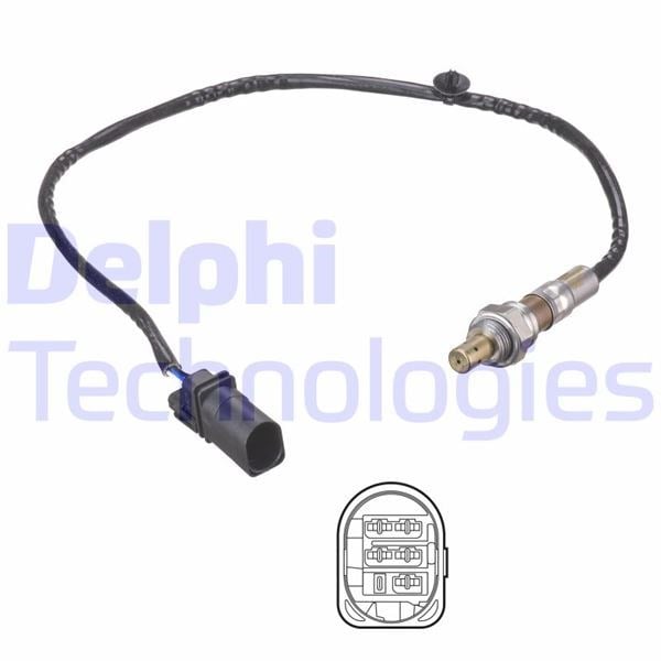 Fiat 500 Oksijen Sensörü LZA15-A2 1.3DMTJ-Ford KA 1.3TDCI 610mm DELPHI