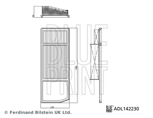 Fiat 500 Hava Filtresi BLUEPRINT
