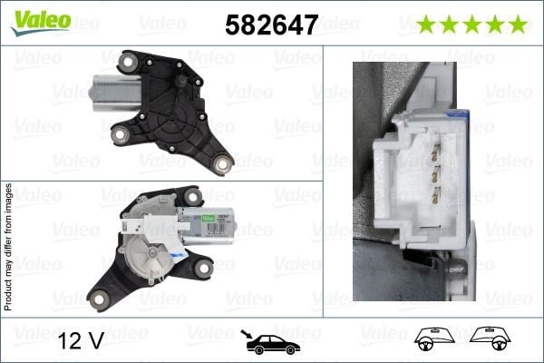 Peugeot 508 I Arka Silecek Motoru VALEO
