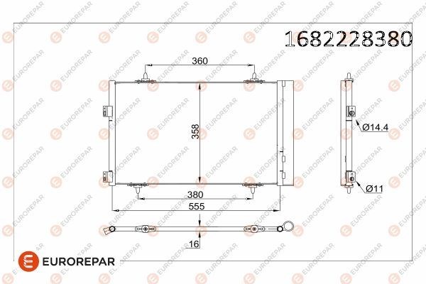 Peugeot 508 Klima Kondenseri Radyatörü EUROREPAR
