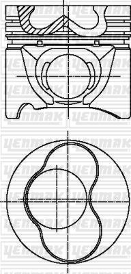 Audi 80 Piston Segman 1.9 STD YENMAK