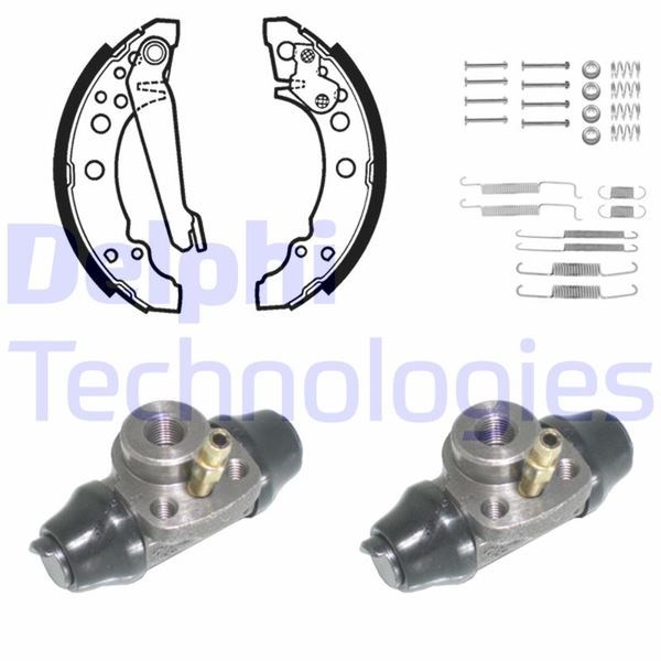 Audi 80 Coupe VW Derby Golf Jetta Passat Polo Santana Scirocco Arka Fren... DELPHI