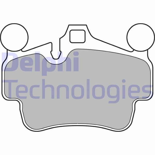 Porsche 911 Ön Fren Balatası DELPHI