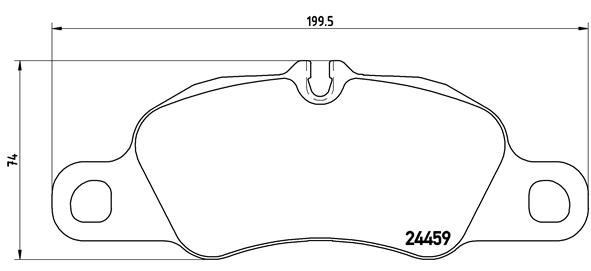 Porsche 911 Ön Balata BREMBO