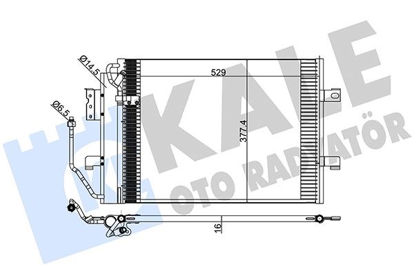 Mercedes A-Class W168 Klima Radyatörü KALE-RADYATOR