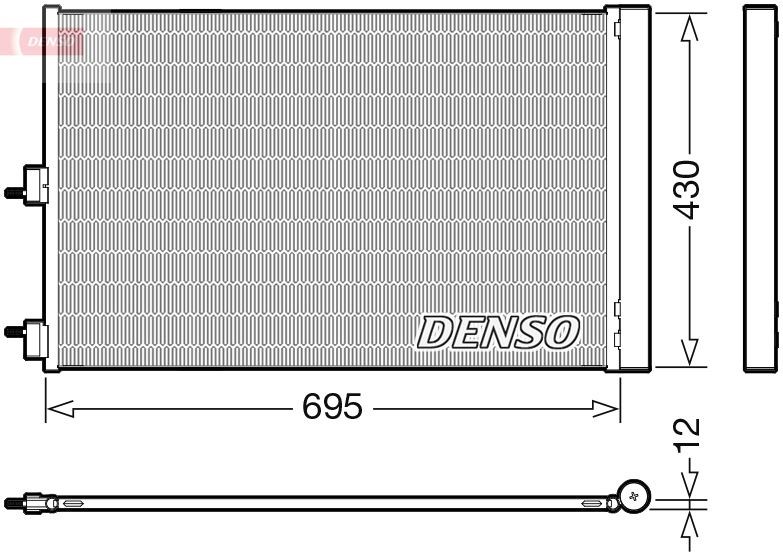 Mercedes-Benz A-Serisi W176 Klima Radyatörü Kondenser DENSO