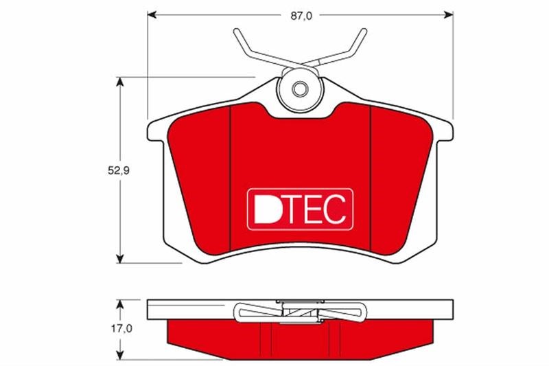 Audi A1 A2 A3 Arka Disk Balata DTEC TRW