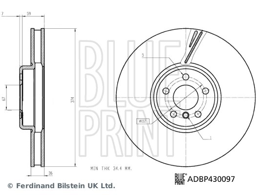 Audi A1 GB Fren Diski BLUEPRINT