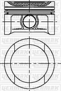 Audi A3 Piston Segman STD 81mm YENMAK