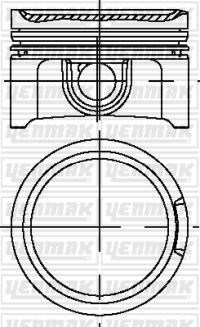 Audi A3 S3 TT 1.8 T Motor Piston Segman 81.01 YENMAK