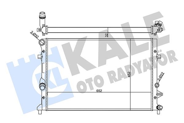 Audi A3 Su Radyatörü KALE-RADYATOR