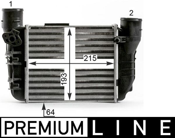 Audi A4 1.8i Turbo İntercooler MAHLE