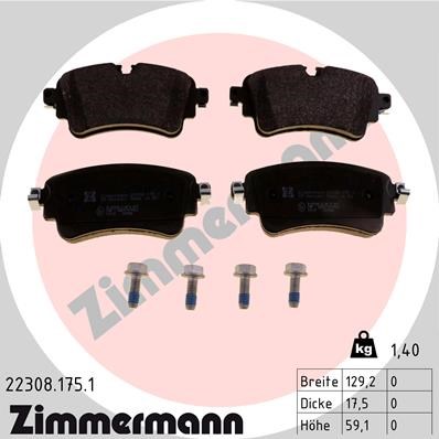 Audi A4 Arka Balata A5 A7 Q5 Q7 ZIMMERMANN