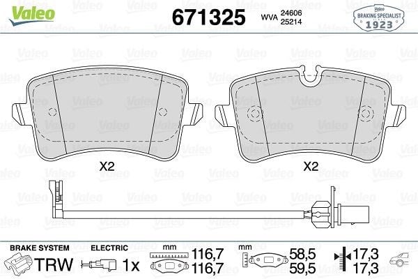Audi A4 Arka Balata VALEO