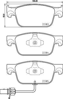Audi A4 Disk Balata BREMBO