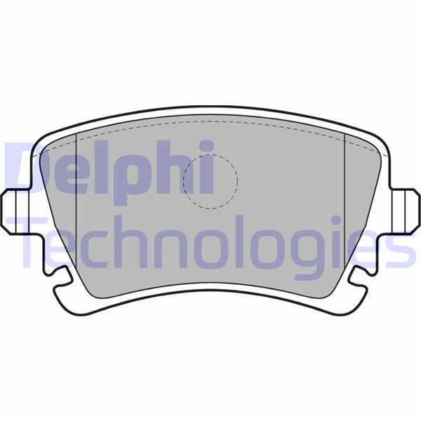 Audi A6 RS4 RS6 VW Phaeton Arka Fren Balatası DELPHI
