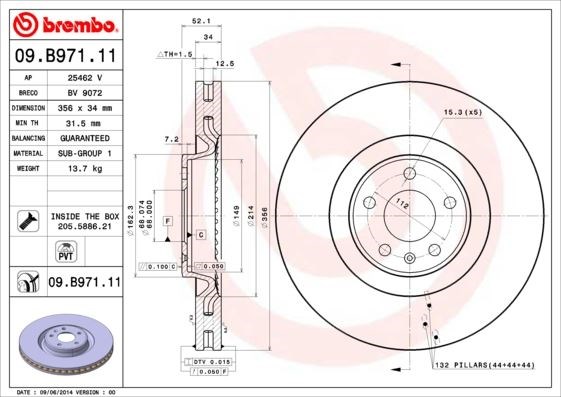 Audi A6 A7 A8 Ön Fren Aynası Havalı BREMBO