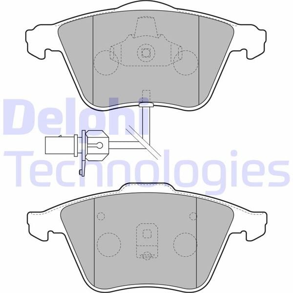 Audi A6 Allroad Seat Exeo Ön Fren Balatası DELPHI
