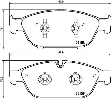 Audi A6 Ön Balata BREMBO