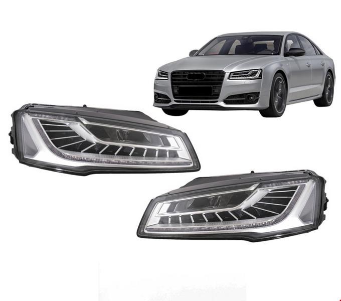 Audi A8 Ön Far Takımı R L Matrix DOGAN-