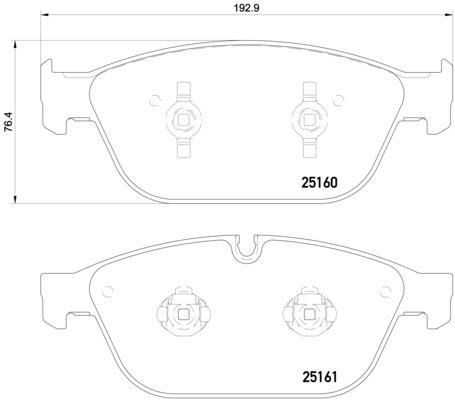 Audi A8 Ön Disk Balata BREMBO