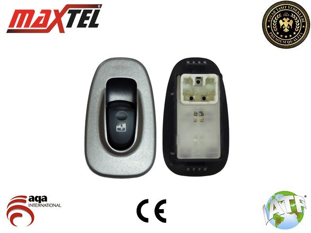 Hyundai Accent Cam Kaldırma Anahtarı Arka Beyaz Soket Kasalı MAXTEL