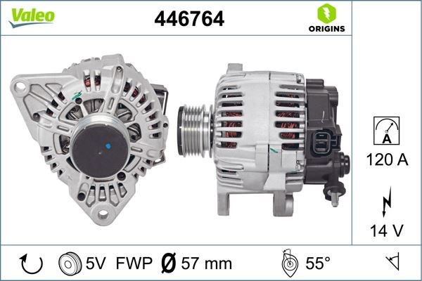 Hyundai Accent Era Blue Matrix i30 Kia Ceed Cerato Rio Alternatör 1.5L D4FA... VALEO