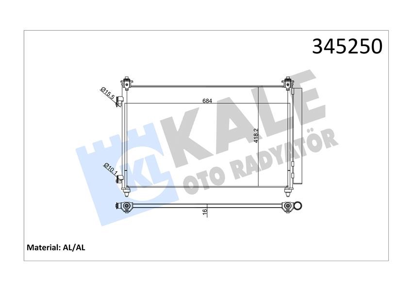 Hyundai Accent Era Klima Kondenseri KALE-RADYATOR