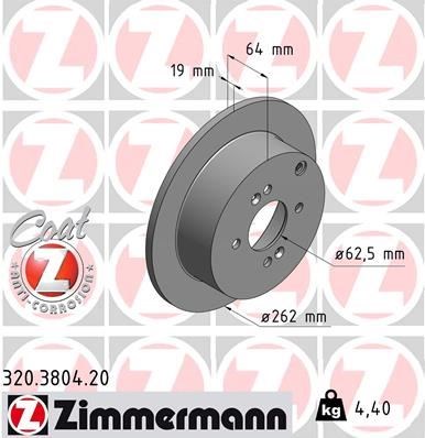 Hyundai Accent Era Arka Fren Diski Dolu Tip ZIMMERMANN