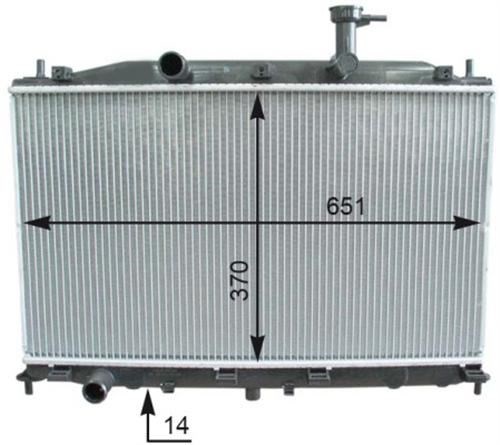 Hyundai Accent Era Radyatör VALEO