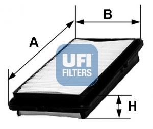 Honda Accord Hava Filtresi UFI