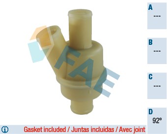 Honda Accord Termostat 92 Derece FAE