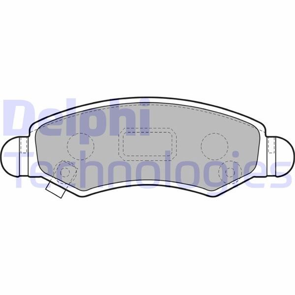 Opel Agila Suzuki Wagon R Solio Ignis Subaru Justy III Ön Fren Balatası DELPHI