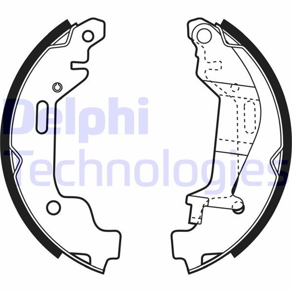 Opel Agila Arka Fren Pabucu DELPHI