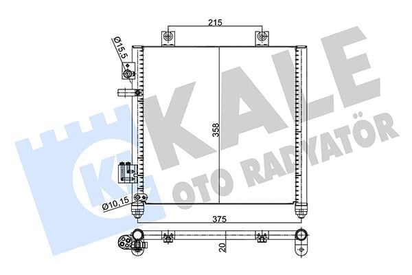 Opel Agila Kondenser KALE-RADYATOR