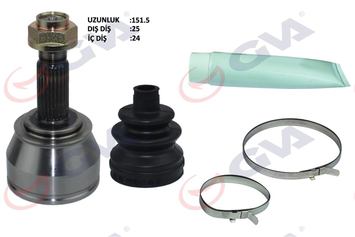 Aks Kafası Dış Ön Doblo 1.9 Jtd 01- Doblo-Albea 1.3 Mtj 05- 25X24x51 152Mm