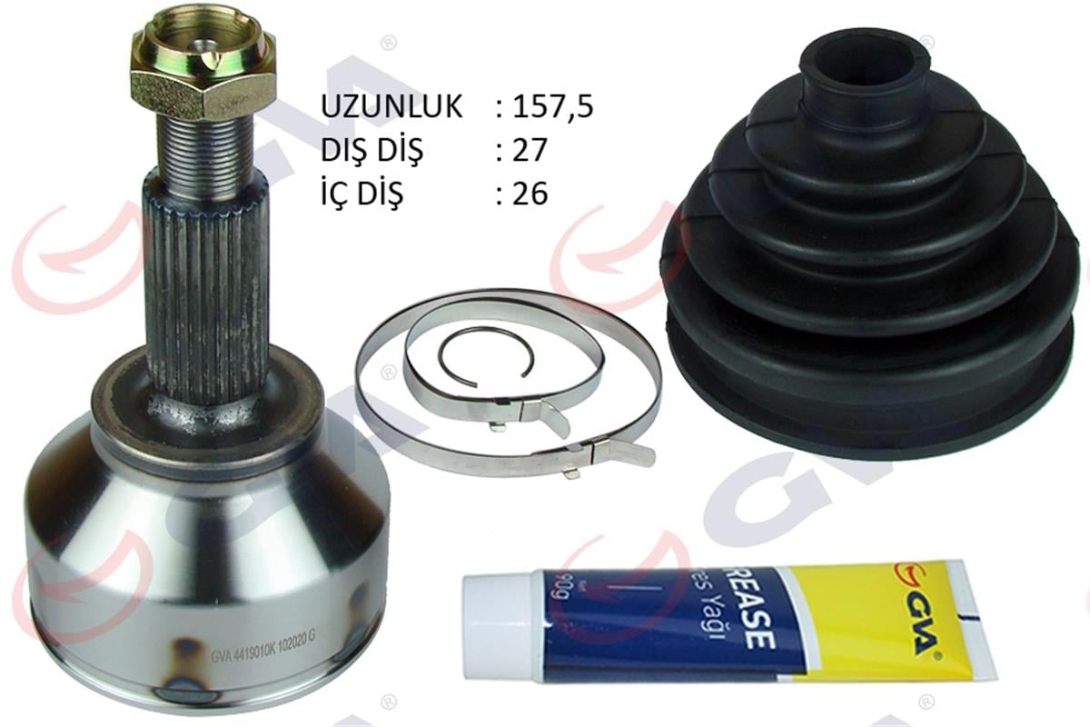 Aks Kafası Dış Ön Trafıc Iı-Opel Vıvaro 1.9 Dcı 01-14 27X26x56.5 157.5Mm