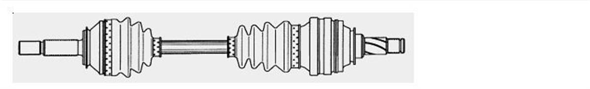 Aks Komple Sol  Opel   Corsa C 1.4 1.7Dtı / 1.3Cdtı 16V 00 / Combo 1.4 1.6 1.7Dı